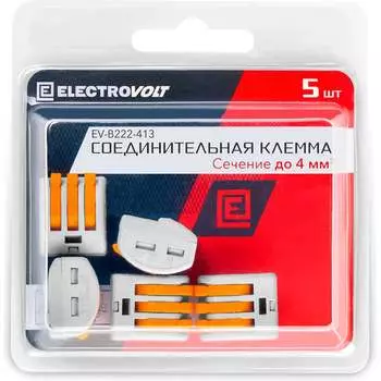 Универсальная трехпроводная клемма ELECTROVOLT 222-413 EV-B222-413_5