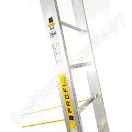 Универсальная трехсекционная лестница alve 3х12 ступеней 8612