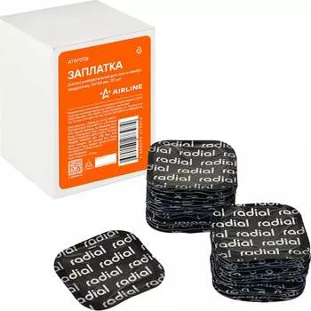 Универсальная заплата (латка) для шин и камер Airline ATRP008