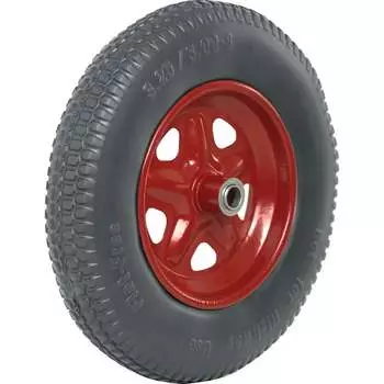 Универсальное полиуретановое колесо для садовой тачки или строительной тележки Fachmann 05.140