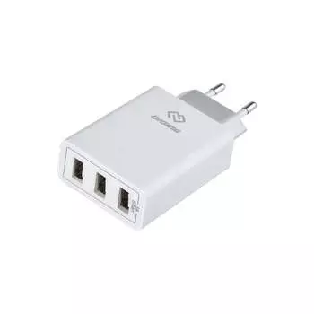 Универсальное сетевое зарядное устройство DIGMA DGWC-3U-5A-WG 1079232