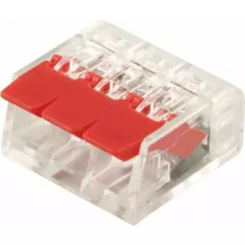 Универсальные компактные трехпроводные клеммы STEKKER LD221-413 32418