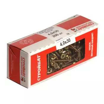 Универсальные саморезы Стройбат 4,0x30 200 шт 076021