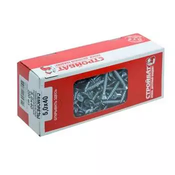 Универсальные саморезы Стройбат 5,0x 40 200 шт 075581