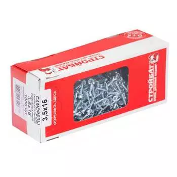Универсальные саморезы Стройбат 3,5x16 1000 шт. 204330
