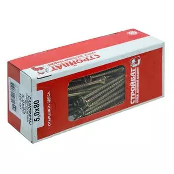 Универсальные саморезы Стройбат 5x80 мм, 100 шт. 076251