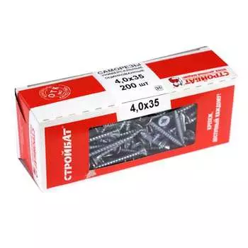 Универсальные саморезы Стройбат 4,0x35 200 шт 075401