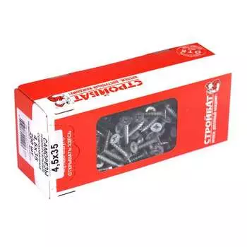 Универсальные саморезы Стройбат 4,5x35 200 шт 075491