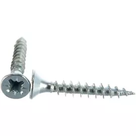 Универсальные саморезы стройбат 3,0x20 белый цинк 075211