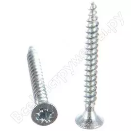 Универсальные саморезы стройбат 3,0x30 белый цинк 200 шт 075231