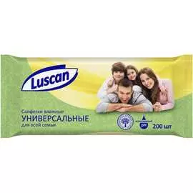 Универсальные влажные салфетки Luscan