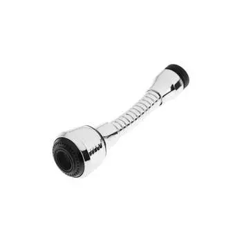 Универсальный аэратор Zein с регулировкой потока, на гибком шланге,140 мм, пластик 6840443