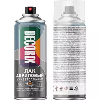 Универсальный аэрозольный лак Decorix 0123-31 DX