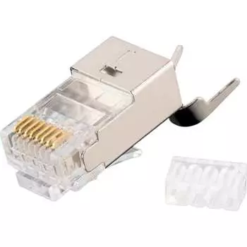 Универсальный экранированный коннектор NIKOMAX NMC-RJ88RZ50SA3-T-100