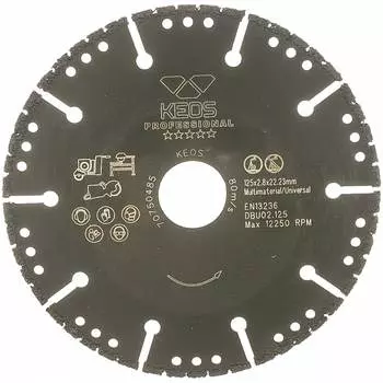 Универсальный алмазный диск KEOS DBU02.125