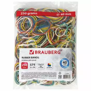 Универсальный банковские резинки BRAUBERG 440164
