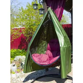 Универсальный чехол для 1-местных подвесных качелей "Кокон" BELON familia УЧК-1-ОЛИВА