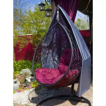 Универсальный чехол для 1-местных подвесных качелей "Кокон" BELON familia УЧК-1-Т.СЕР