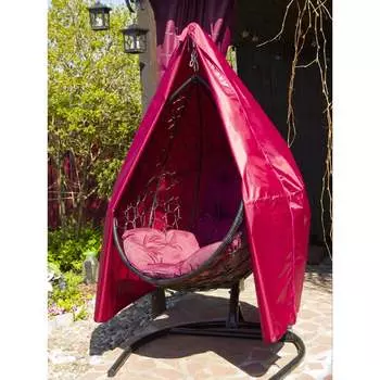 Универсальный чехол для 1-местных подвесных качелей "Кокон" BELON familia УЧК-1-БОРДО