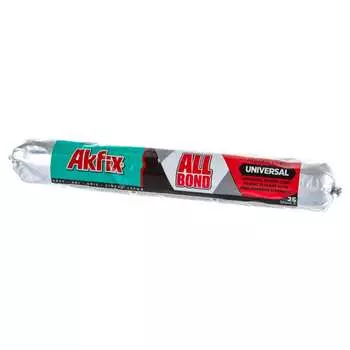 Универсальный клей-герметик на основе ms полимера akfix allbond universal 45 шор, серый, 600 мл ams34