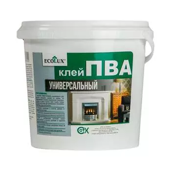 Универсальный клей ПВА Ecolux 4607133681340