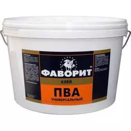 Универсальный клей пва фаворит ведро круг. 5 кг 74308