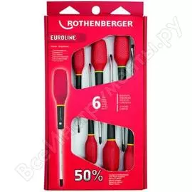 Универсальный набор отверток 6шт rothenberger 73570