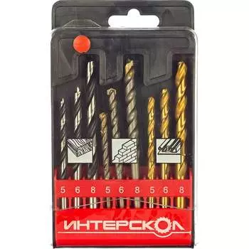 Универсальный набор сверл Интерскол 2039300200000