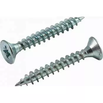 Универсальный оцинкованный саморез КВАДРА 4x40 уп. 15 шт. 403040168120
