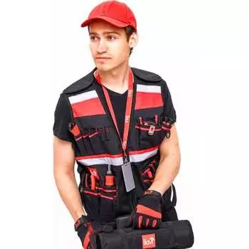Универсальный регулируемый жилет монтажника Система КМ КМ-TOOLVESTBAG-23