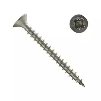 Универсальный саморез Невский Крепеж 3,5x30, потайная головка нерж. сталь А2 (12 шт.) 823004