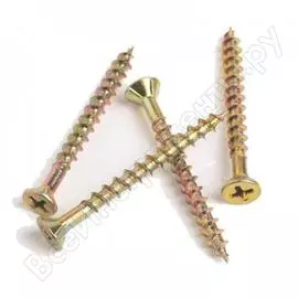 Универсальный саморез с потайной головкой befast желтый цинк 4x30, 12000 шт. c4030s