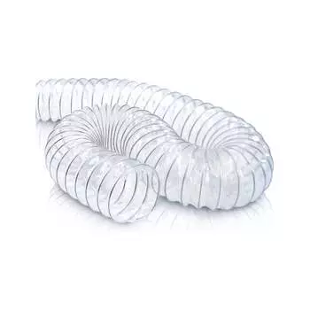 Универсальный шланг Тексоник из прозрачного ПВХ 5 м; 125 мм; стенка 0.5 мм PVC-125-5