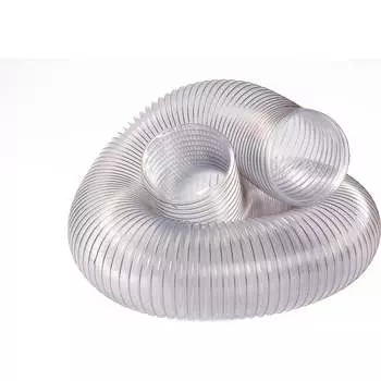 Универсальный шланг Тексоник из прозрачного ПВХ 5 м; 200 мм; стенка 0.5 мм PVC-200-5