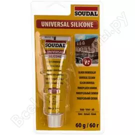 Универсальный силиконовый герметик Soudal
