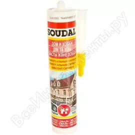 Универсальный силиконовый герметик Soudal 105905
