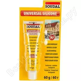 Универсальный силиконовый герметик Soudal