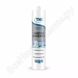 Универсальный силиконовый санитарный герметик ткк tekasil universal sanitar прозрачный 50945