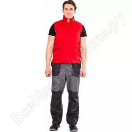 Универсальный утепленный жилет факел красный, р.48-50 50583000.006