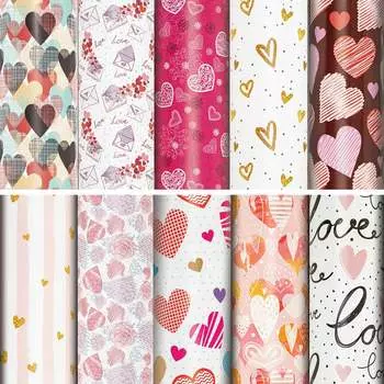 Упаковочная бумага Золотая сказка Love Story 591916