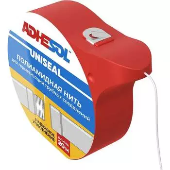 Уплотнительная сантехническая нить для герметизации резьбовых соединений ADHESOL uniseal НП1000