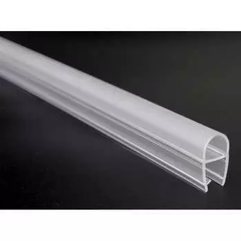 Уплотнительный ПВХ профиль для стекла 8 мм SERVICE PLUS PVH04-906KW8