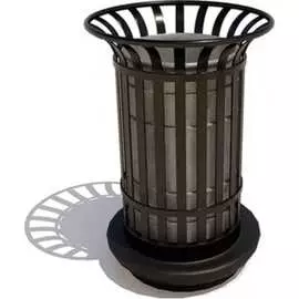 Урна 7 скамеек Вулкан 67108/БТ_ВЛКН/9005