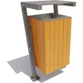 Урна 7 скамеек Гамма 67098/ГАММА/7016/С_ДУБ