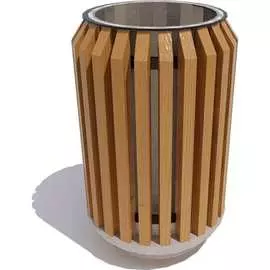 Урна 7 скамеек Бульвар 67028/БЛВР/9005/С_ДУБ