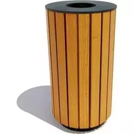 Урна 7 скамеек Глория 67103/ГЛРИЯ/9005/С_ДУБ