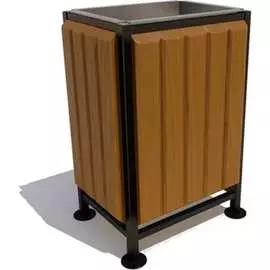 Урна 7 скамеек Элегант 67038/ЭЛЕГ/9005/С_ТИК