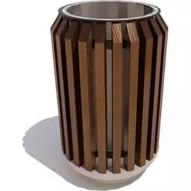 Урна 7 скамеек Бульвар 67028/БЛВР/9005/С_ПАЛ