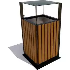 Урна 7 скамеек Эстет 67100/ЭСТ_ПЕП/9005/С_ТИК