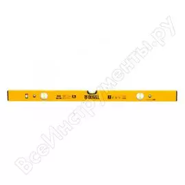 Уровень denzel алюминиевый, 800 мм, фрезерованный, 3 глазка 33682